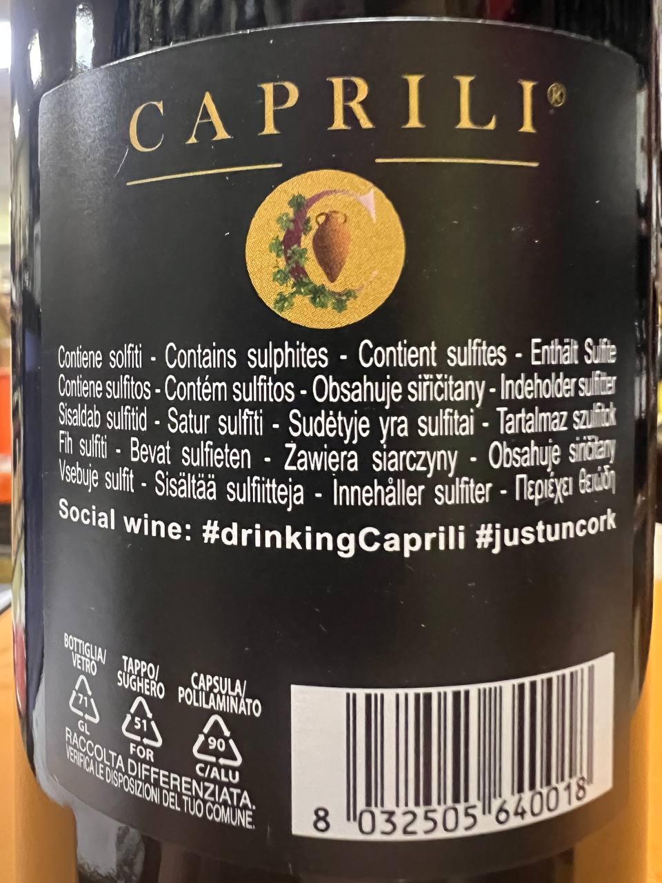 Brunello di Montalcino Caprili 2018