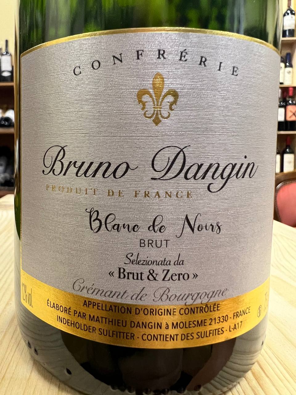 Crémant  de Bourgogne Bruno Dangin Blanc De Noirs