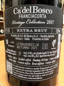 Ca’ del Bosco Franciacorta Extra Brut Vintage Collection 2017