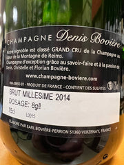 Denis Bovière Millesime 2014 Brut Grand Cru