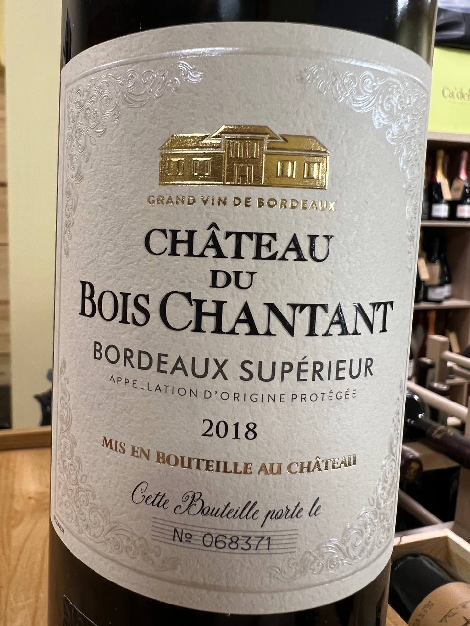 Château du Bois Chantant 2018 Bordeaux Superieur