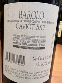 Caviot Barolo 2017 - Ca' Viola