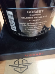 Champagne Gosset Celebris 2007 Grand Cru