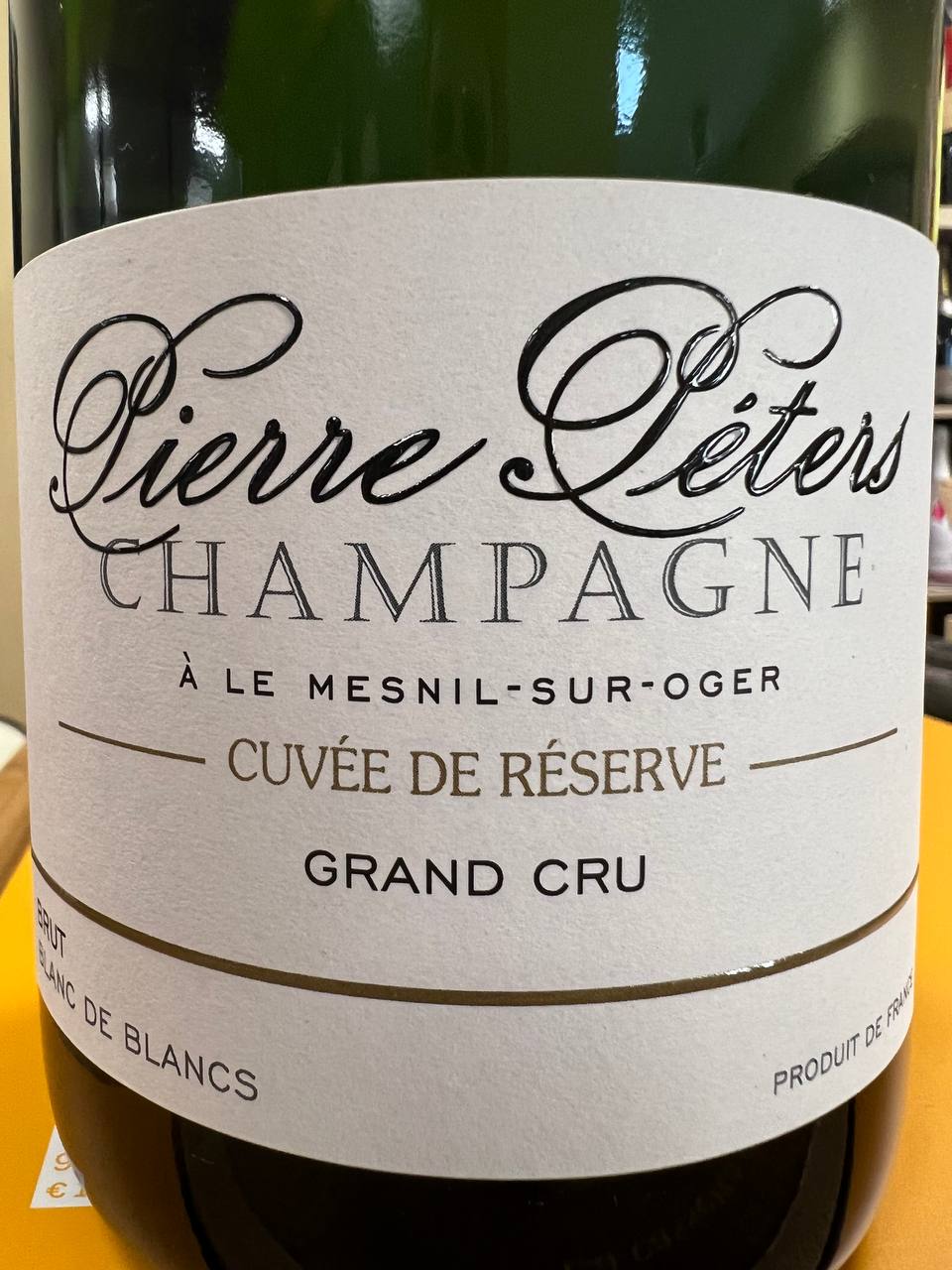 Pierre Péters Cuvée de Réserve Champagne Grand Cru