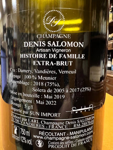 Denis Salomon Champagne "Histoire de Famille" Blanc De Noirs
