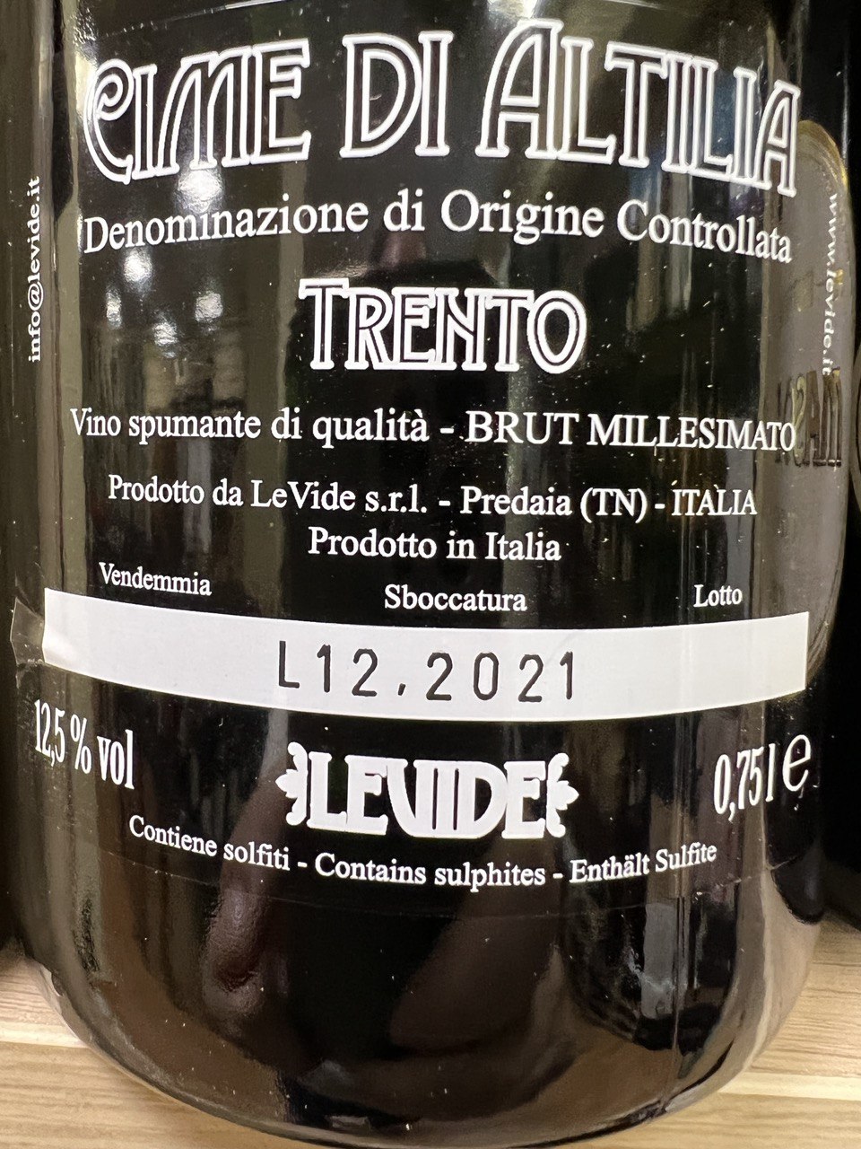 Cime di Altilia Trento DOC Brut Millesimato 2016