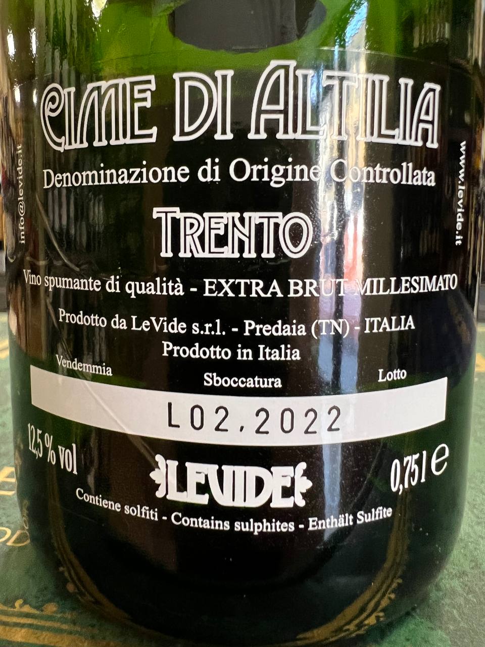 LeVide Cime di Altilia Extra Brut Millesimato 2016