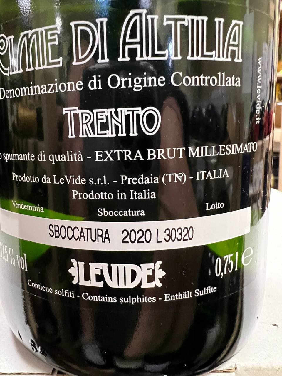 Cime D'altilia Extra Brut Millesimato 2015 - LeVide