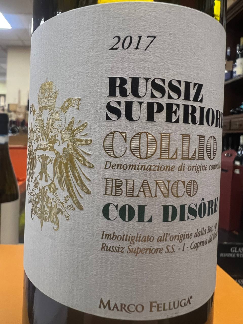 Col Disôre Russiz Superiore Collio Bianco 2017