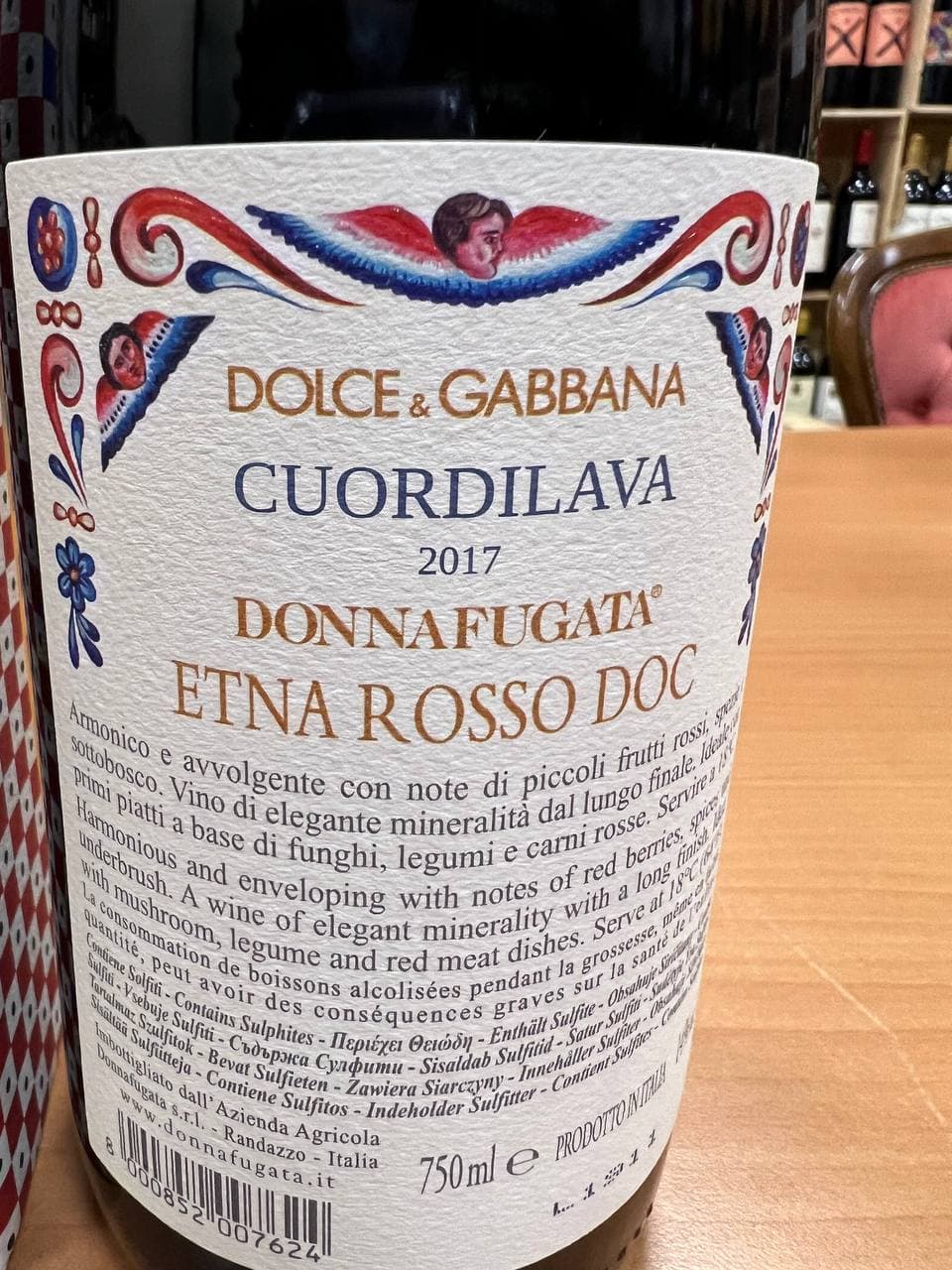 Confezione Cuordilava Dolce & Gabbana Etna Rosso DOC 2017