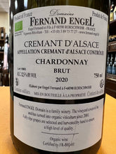 Carica l&#39;immagine nel visualizzatore Galleria,Fernand Engel Cremant D&#39;Alsace Chardonnay Bio Brut 2020