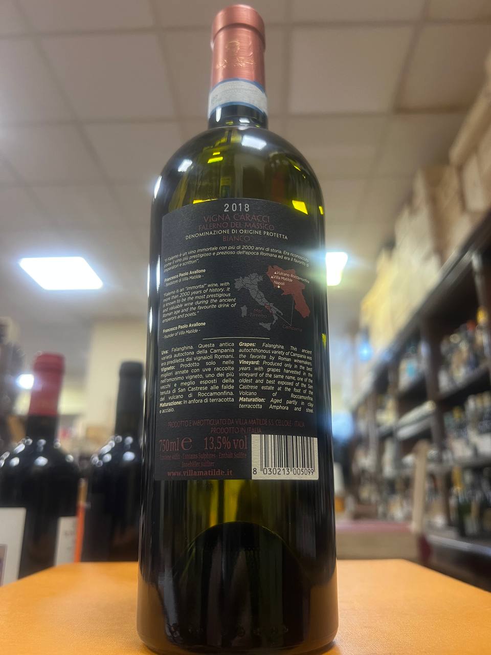 Falerno del Massico DOC Vigna Caracci 2018 - Villa Matilde