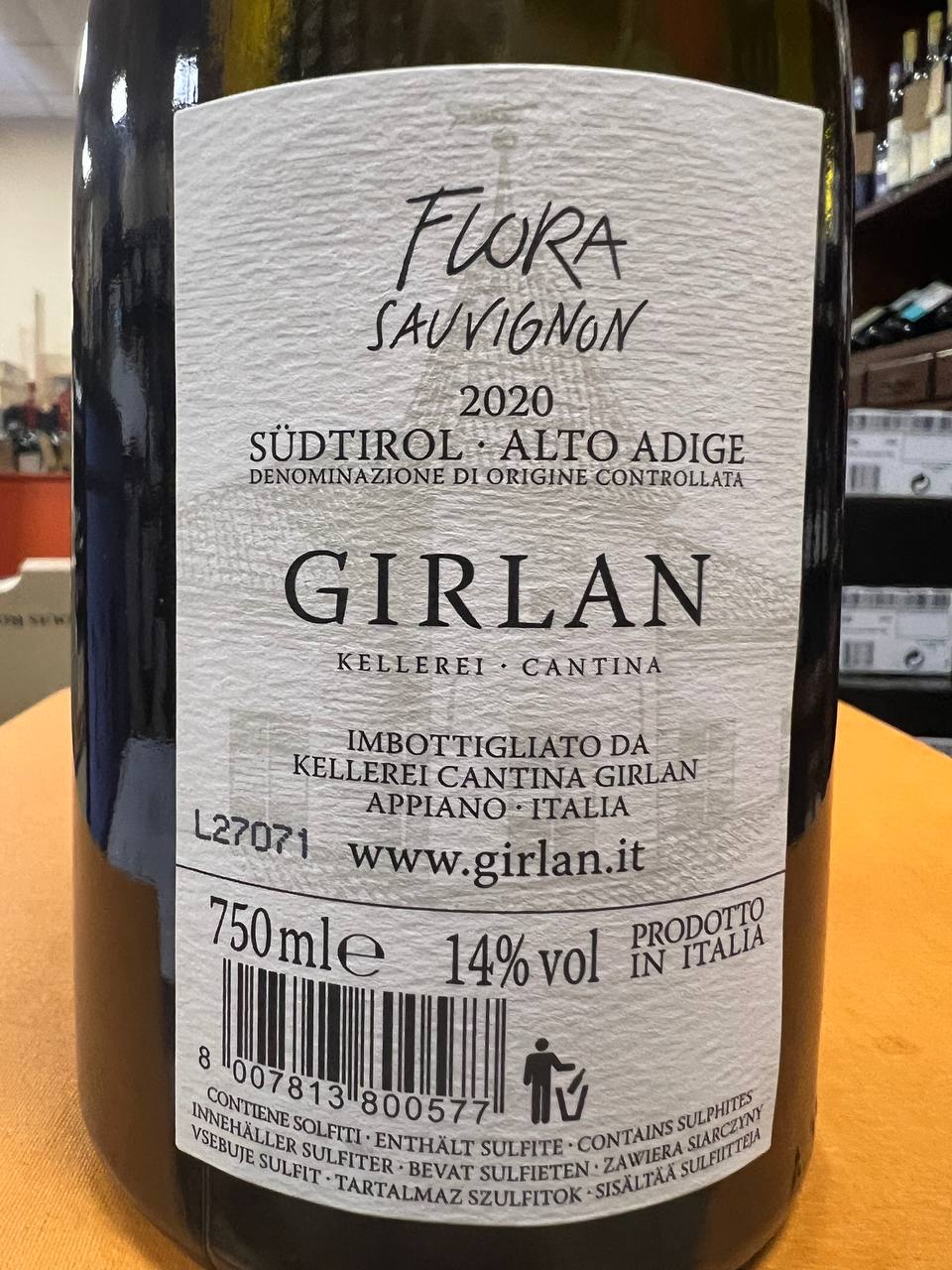 Girlan Flora Sauvignon 2020