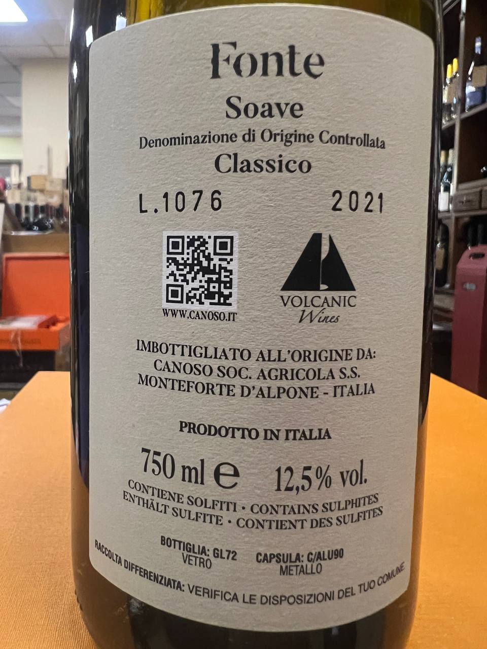 Fonte Canoso Soave Classico DOC 2021