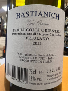 Friulano 2021 Bastianich - Friuli Colli Orientali DOC