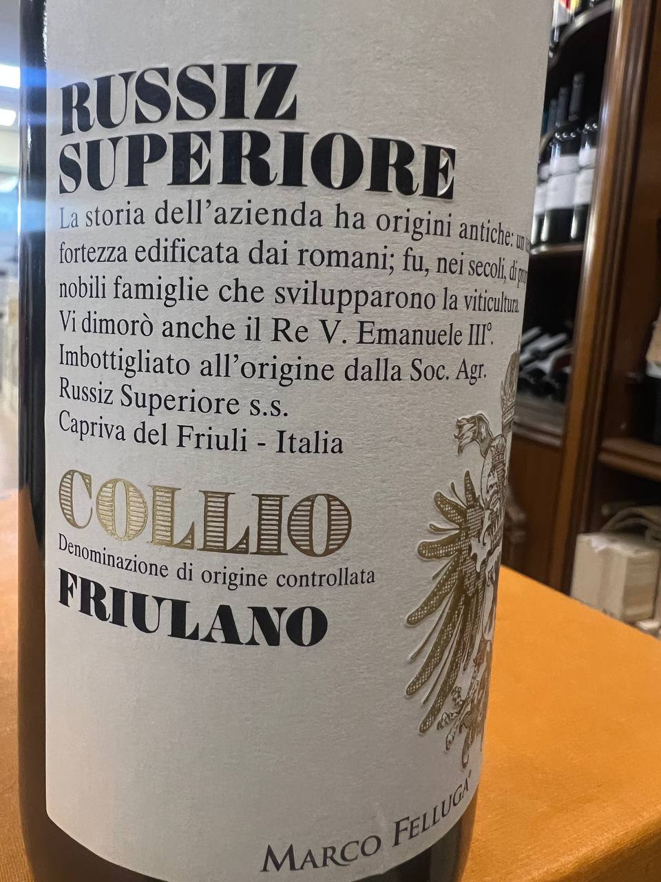 Russiz Superiore Friulano 2021 - Collio DOC