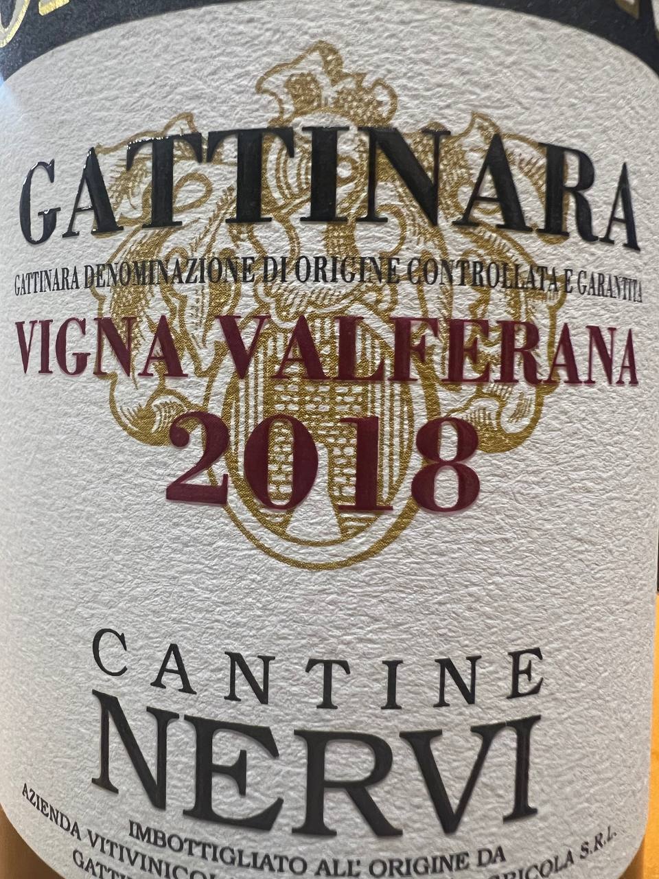 Giacomo Conterno Gattinara Vigna Valferana 2018 - Cantine Nervi