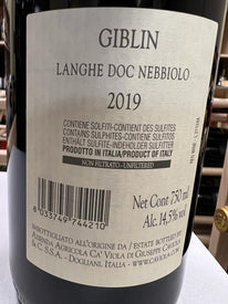 Nebbiolo Giblin 2019 - Ca' Viola