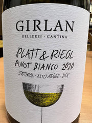 Platt & Riegl Pinot Bianco 2020 Girlan