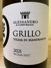 Grillo Vigna di Mandranova 2021 Bio