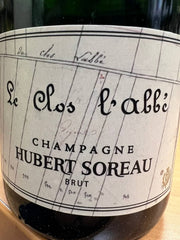 Le Clos L’Abbé Champagne Brut nature Hubert Soreau 2012