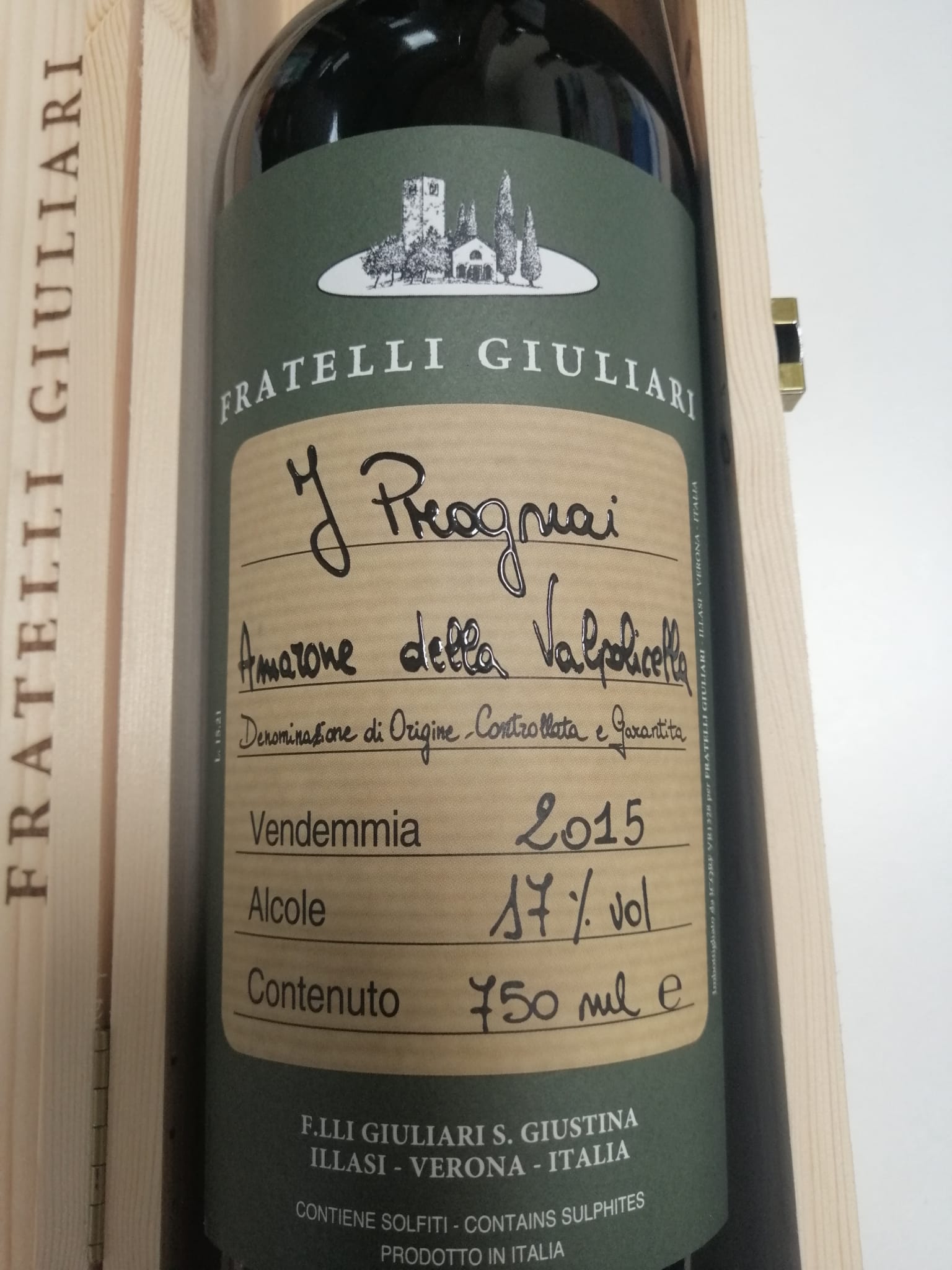 I PROGNAI 2015 - Amarone della Valpolicella - Fratelli Giuliari