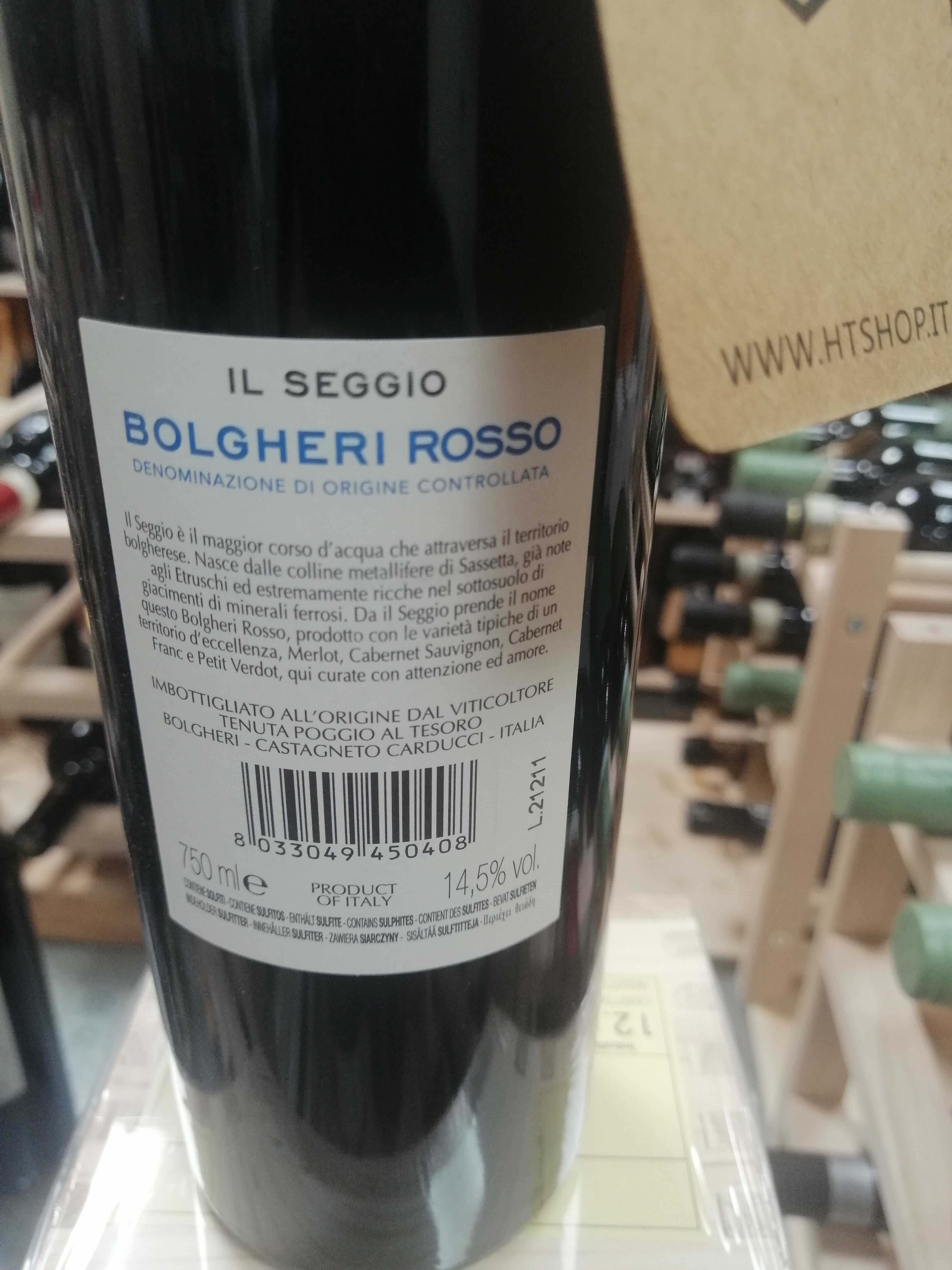 Il Seggio 2019 - Bolgheri Rosso Poggio al Tesoro