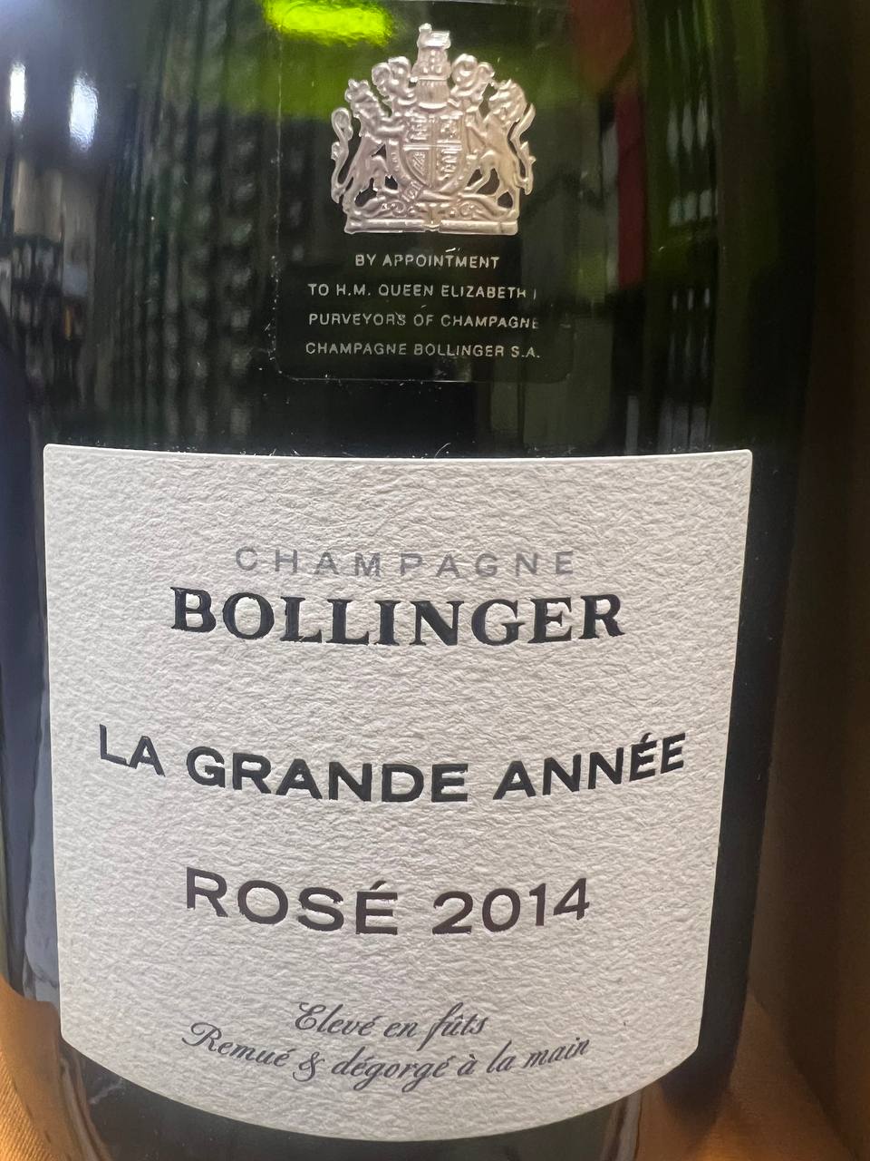 Bollinger La Grande Année Rosé 2014