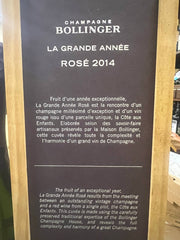 Bollinger La Grande Année Rosé 2014