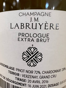 Champagne Grand Cru Prologue J.M.Labruyère
