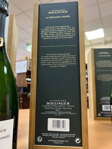 Bollinger Champagne La Grande Année 2012