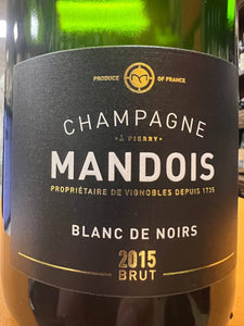 Champagne Mandois Blanc De Noirs 2015 Brut