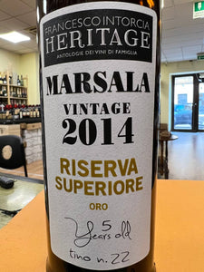 Francesco Intorcia Heritage Marsala 2014 Riserva Superiore Oro