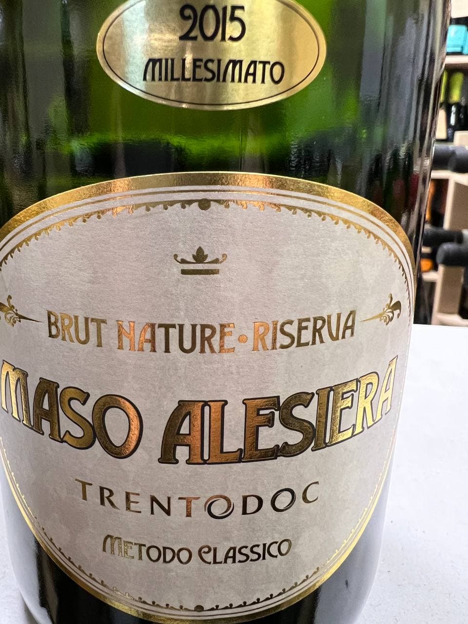 Trento DOC Maso Alesiera 2015 - Brut Nature Riserva LeVide