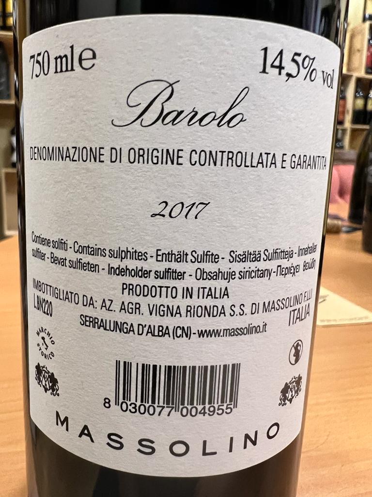 Barolo Parafada 2017 Massolino