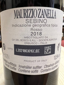 Maurizio Zanella Ca' Del Bosco 2018