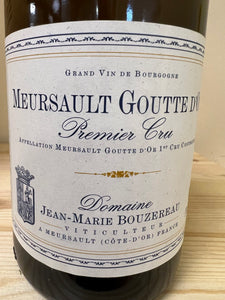 Meursault Goutte d'Or 2019 1er Cru Domaine Jean-Marie Bouzereau