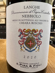 Chiara Boschis Langhe Nebbiolo 2020