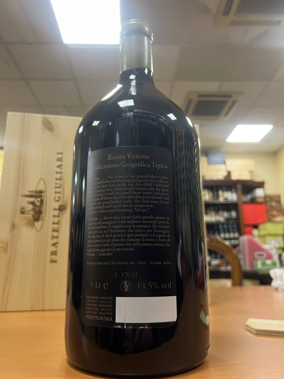 Nemm Rosso 2018 Jeroboam - La Piccola Botte