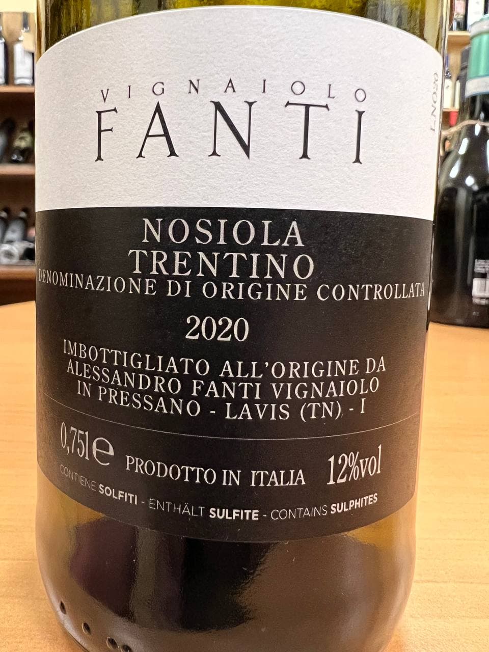 Nosiola DOC 2020 Vignaiolo Fanti