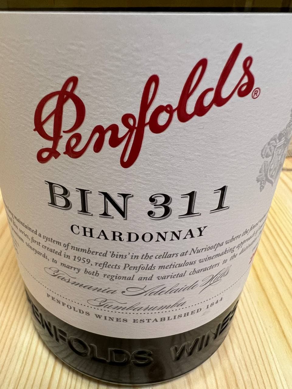 Penfolds  Bin 311 Chardonnay 2019