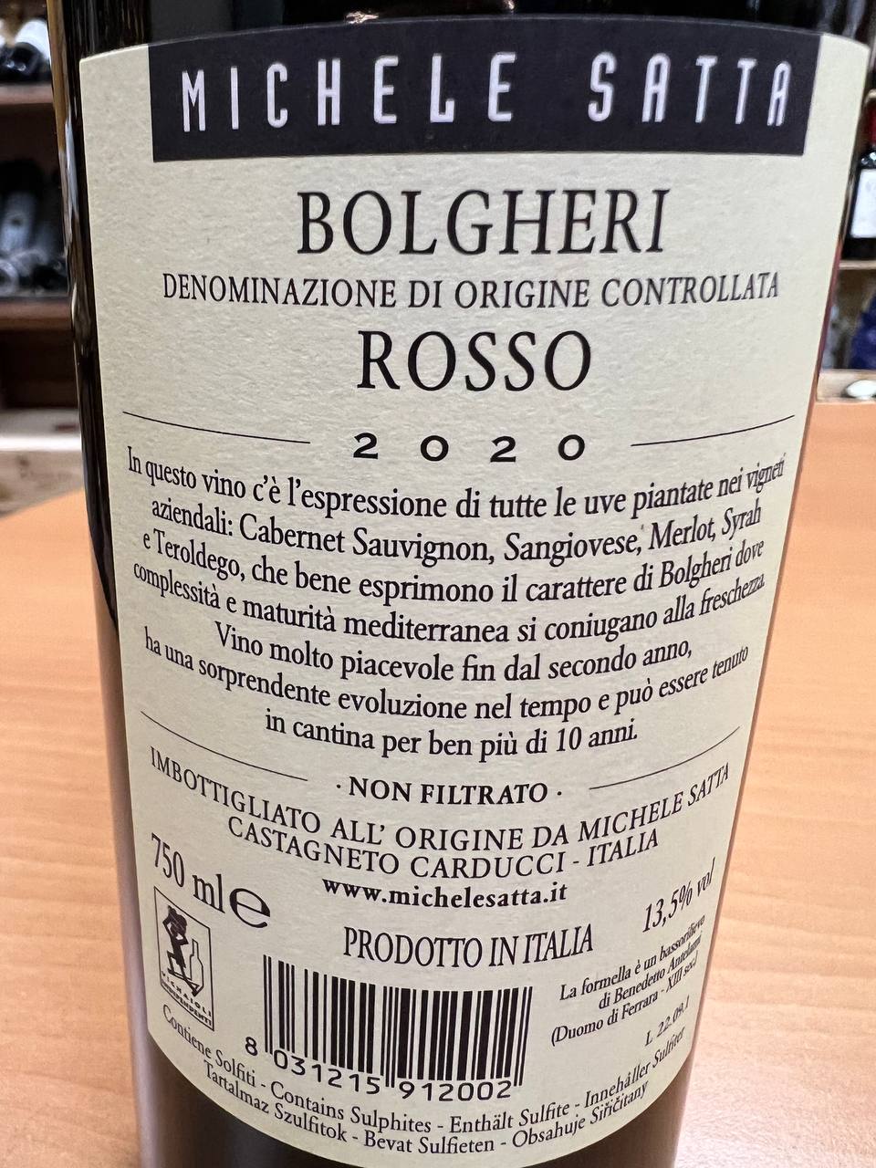 Michele Satta Bolgheri Rosso 2020