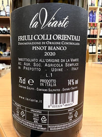 La Viarte Pinot Bianco 2020 D.O.C.