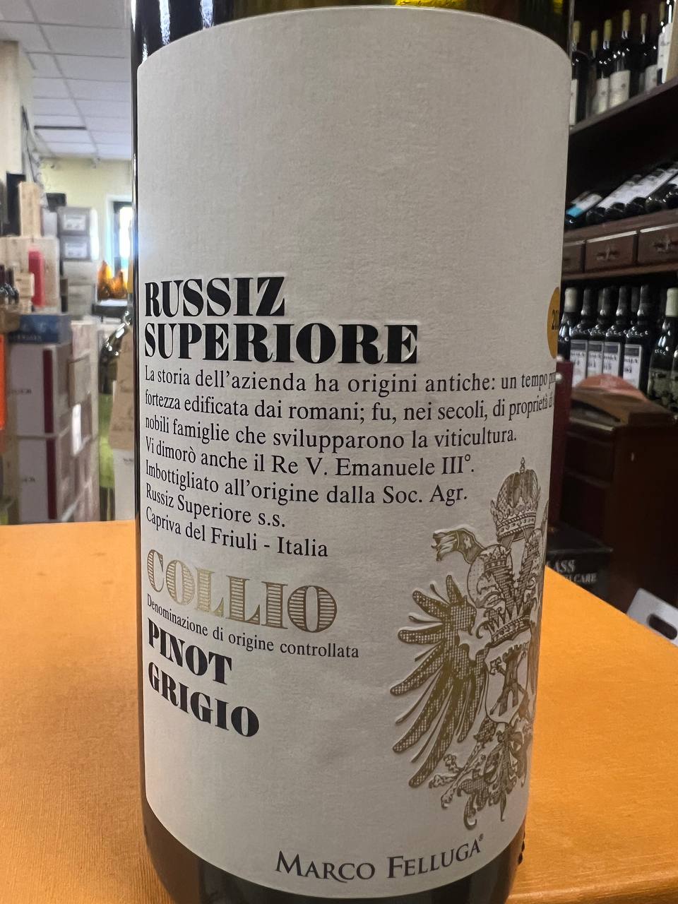 Russiz Superiore Collio Pinot Grigio 2021