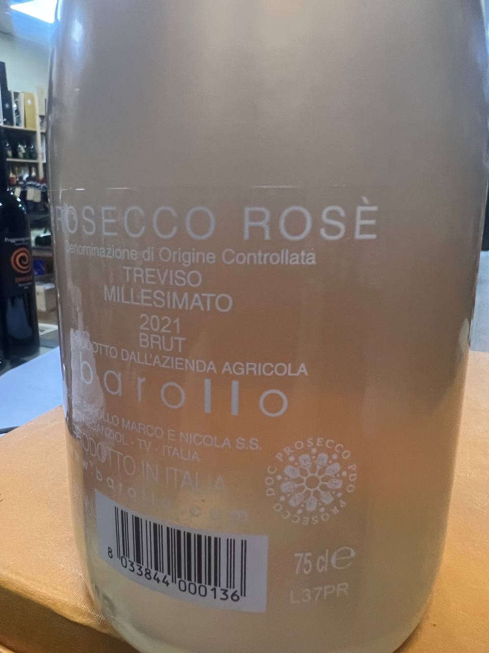 Prosecco Rosé DOC Barollo - Millesimato Brut 2021