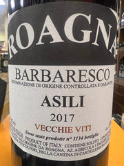 Roagna Barbaresco Asili 2017 Vecchie Viti