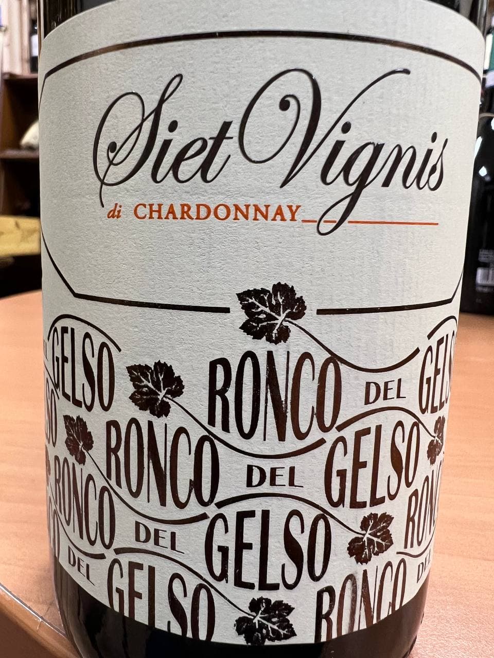 Chardonnay Siet Vignis 2019 Ronco del Gelso