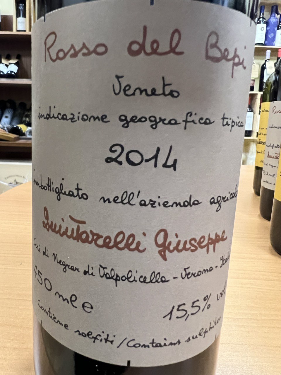 Rosso Del Bepi 2014 Quintarelli