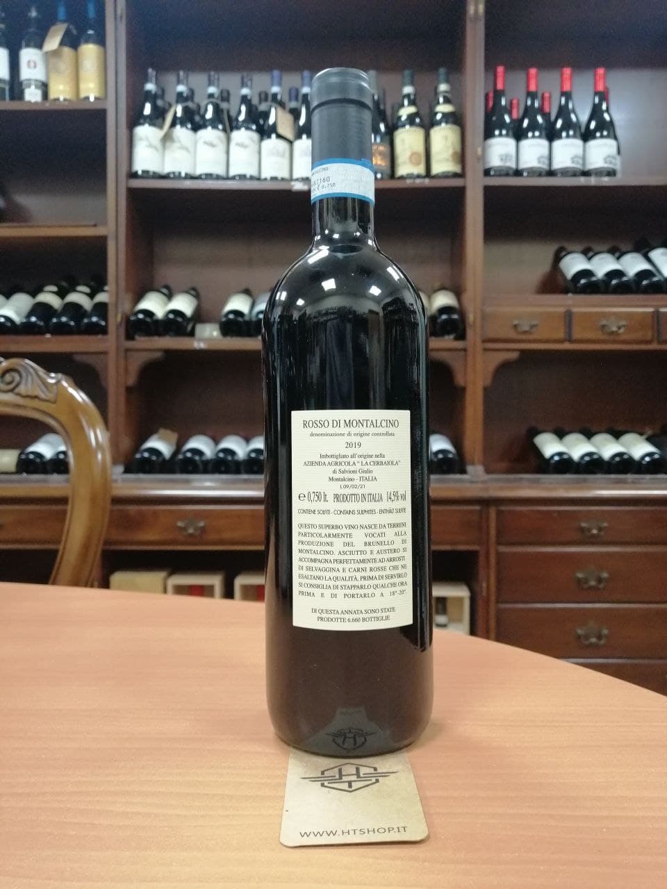 Rosso di Montalcino la Cerbaiola Salvioni 2019