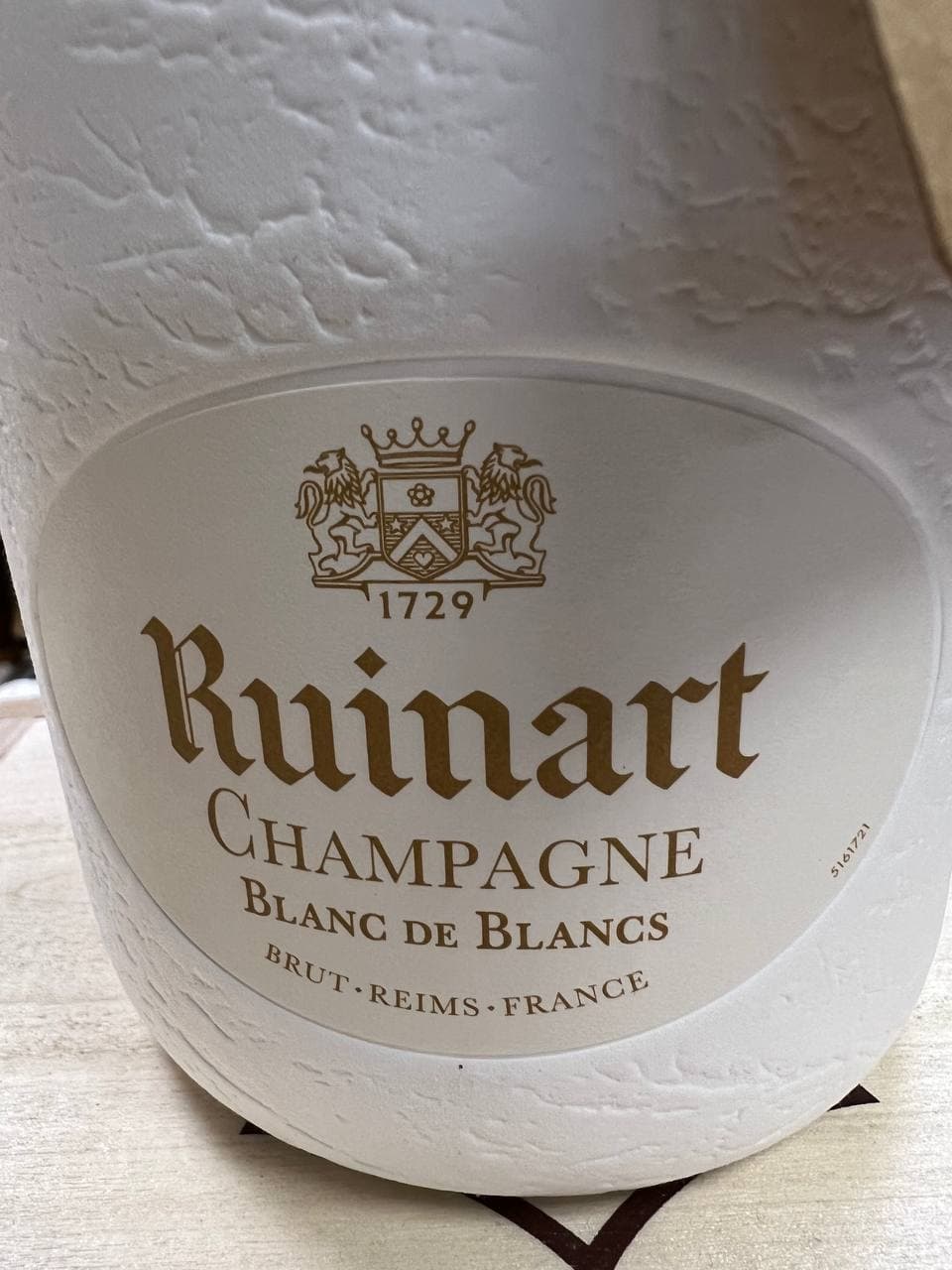 Champagne Blanc de Blancs Ruinart Second Skin